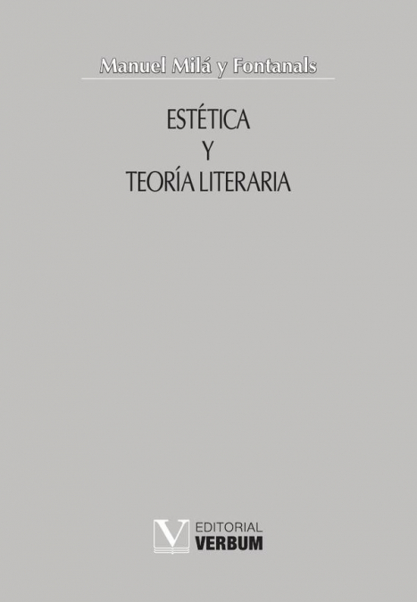 Estética y teoría literaria