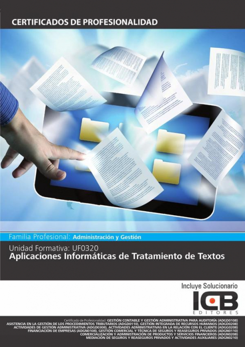 UF0320: Aplicaciones Informáticas de Tratamiento de Textos (Word 2010)