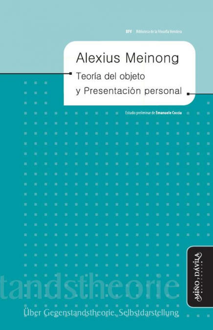 Teoría del objeto y Presentación personal