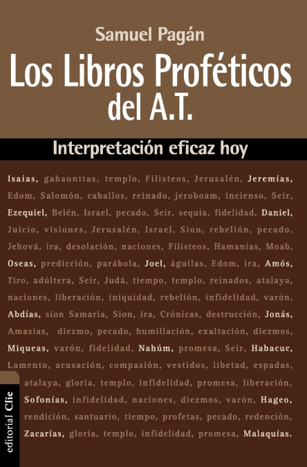 La Los Libros Prof��ticos del Antiguo Testamento