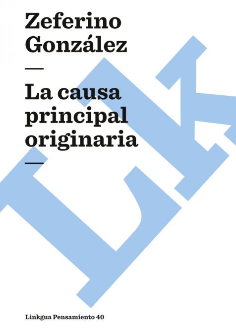 La causa principal originaria