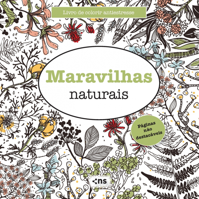 LIVRO DE COLORIR ANTIESTRESSE MARAVILHAS NATURAIS