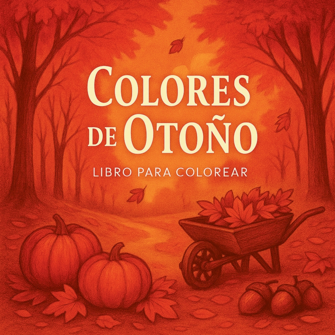 Colores de Otoño - Libro para colorear