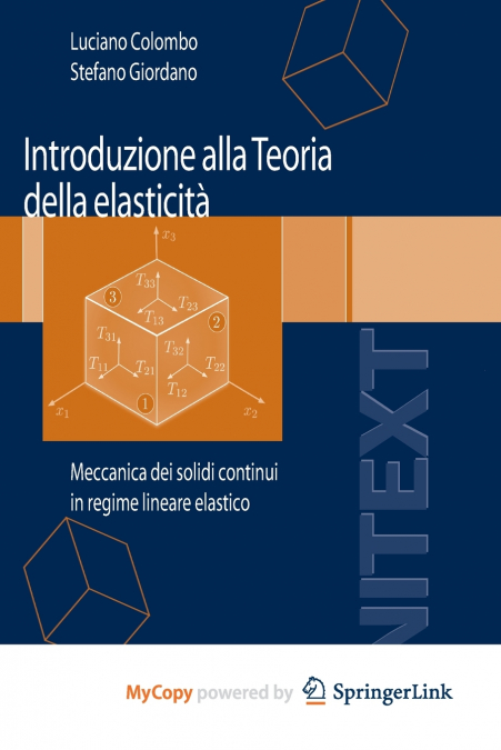 Introduzione alla Teoria della elasticità