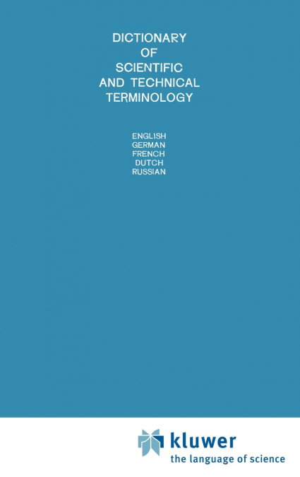 Dictionary of Scientific and Technical Terminology