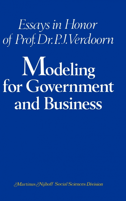 Modeling for Government and Business