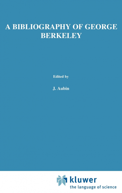 A Bibliography of George Berkeley