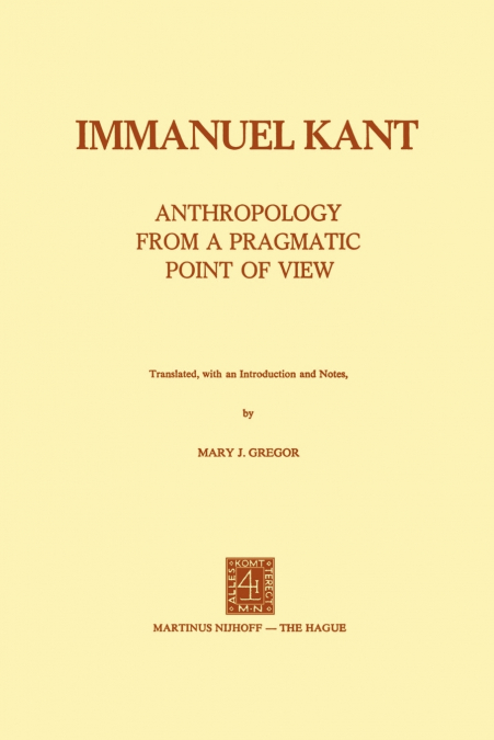 Anthropology from a Pragmatic Point of View