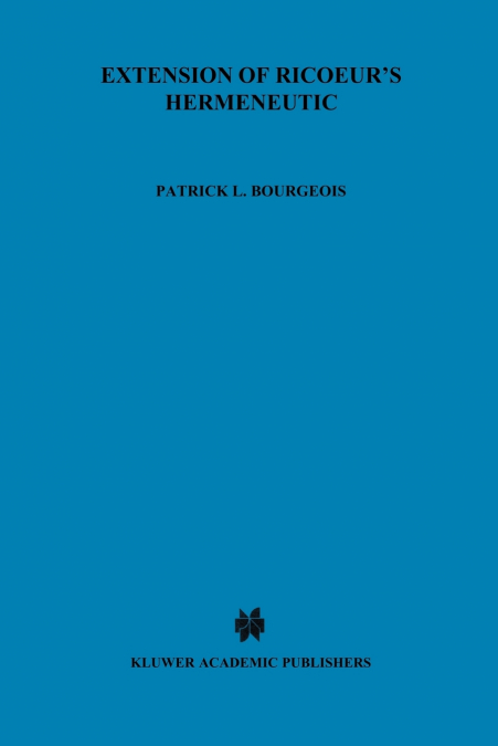 Extension of Ricoeur’s Hermeneutic