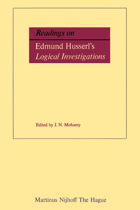 Readings on Edmund Husserl’s Logical Investigations
