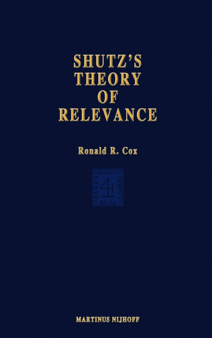 Schutz’s Theory of Relevance