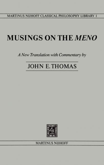 Musings on the Meno