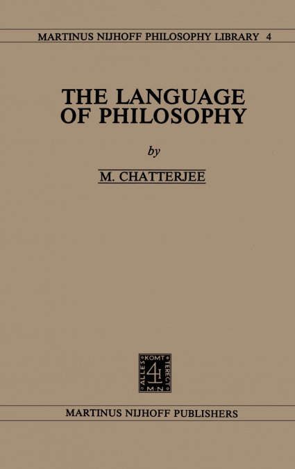 The Language of Philosophy