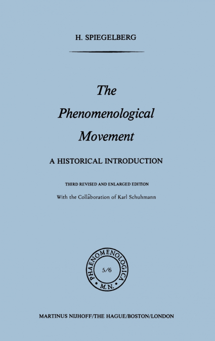 The Phenomenological Movement