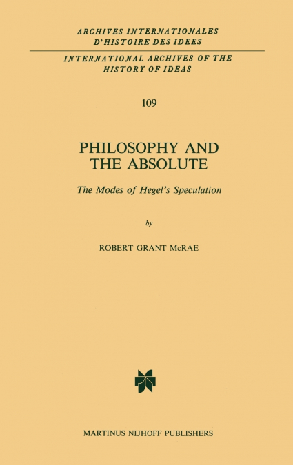 Philosophy and the Absolute