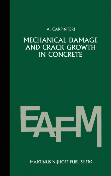 Mechanical damage and crack growth in concrete