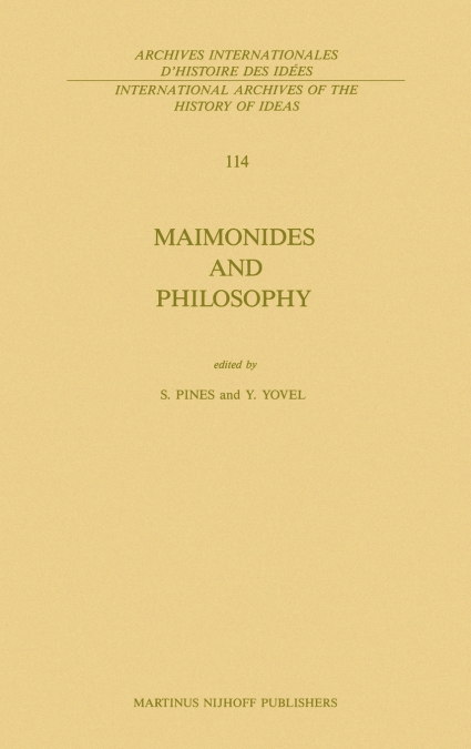 Maimonides and Philosophy