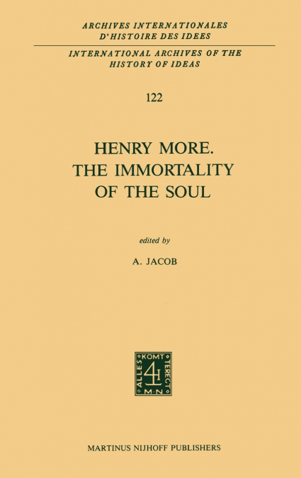 Henry More. The Immortality of the Soul