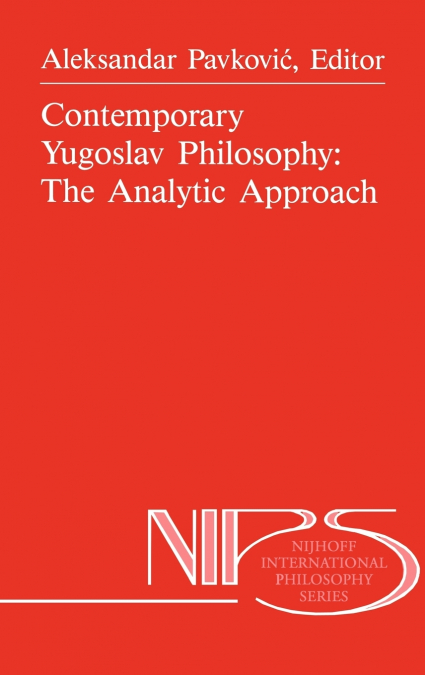 Contemporary Yugoslav Philosophy