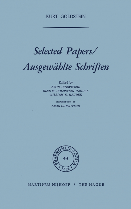 Selected Papers/Ausgewählte Schriften