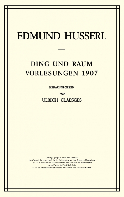 Ding und Raum