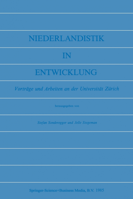 Niederlandistik in Entwicklung
