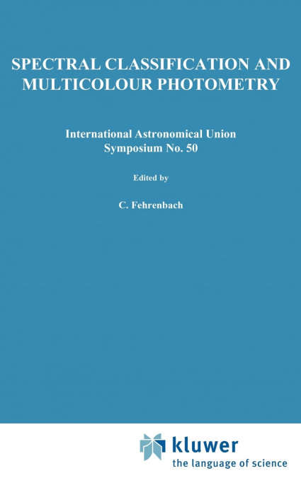 Spectral Classification and Multicolour Photometry