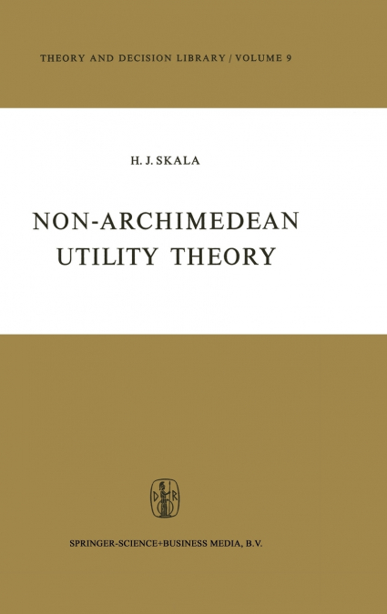 Non-Archimedean Utility Theory