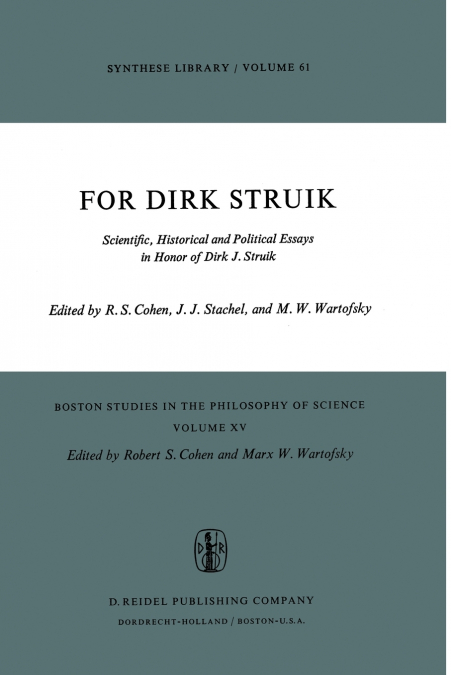 For Dirk Struik
