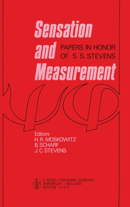 Sensation and Measurement