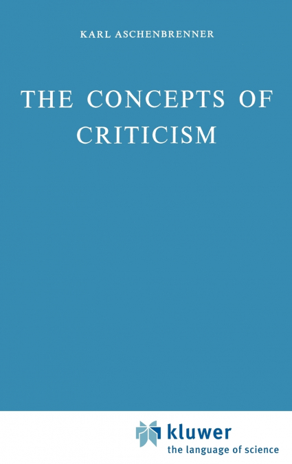 The Concepts of Criticism