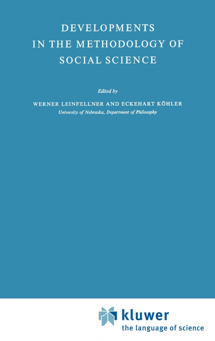 Developments in the Methodology of Social Science