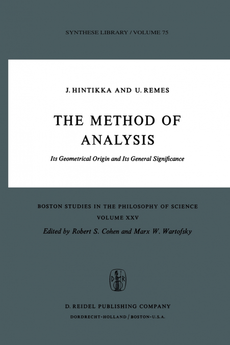 The Method of Analysis