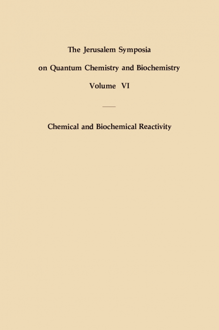 Chemical and Biochemical Reactivity