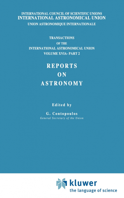 Transactions of the International Astronomical Union, Volume XVI