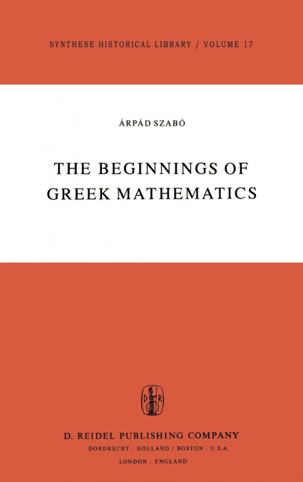 The Beginnings of Greek Mathematics