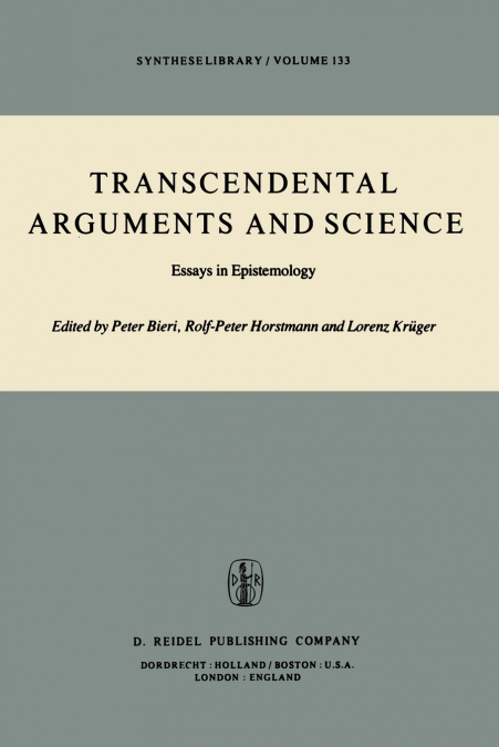 Transcendental Arguments and Science