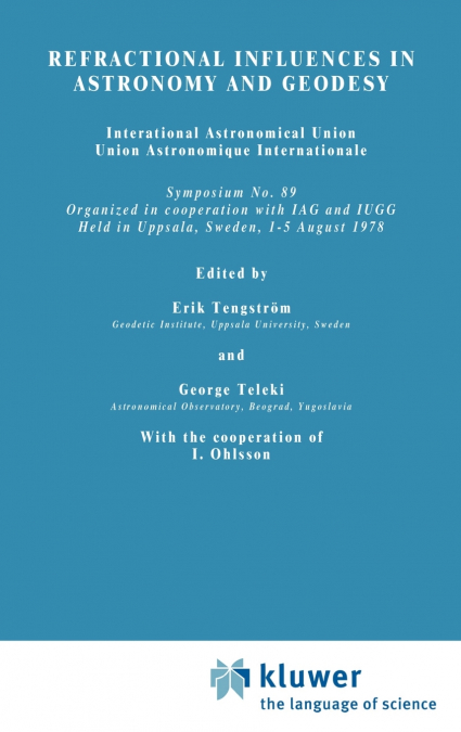 Refractional Influences in Astrometry and Geodesy