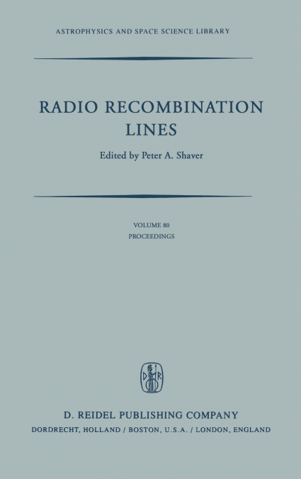 Radio Recombination Lines