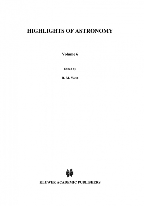 Highlights of Astronomy