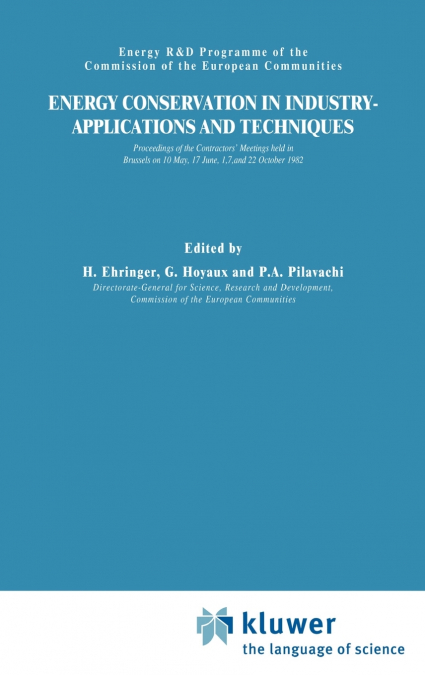 Energy Conservation in Industry Applications and Techniques