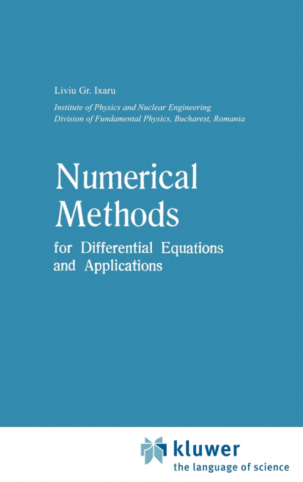 Numerical Methods for Differential Equations and Applications