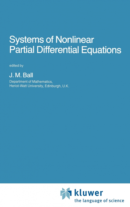 Systems of Nonlinear Partial Differential Equations