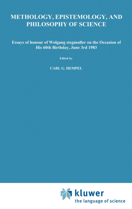 Methodology, Epistemology, and Philosophy of Science