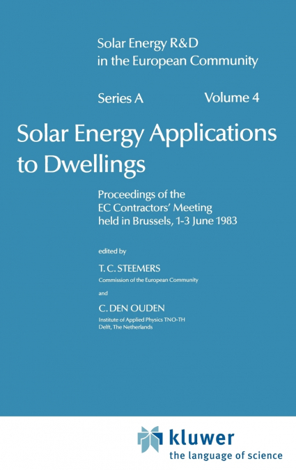 Solar Energy Applications to Dwellings
