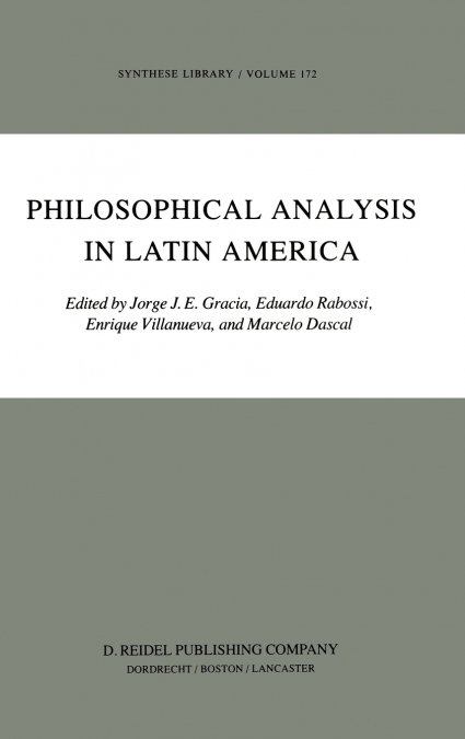 Philosophical Analysis in Latin America