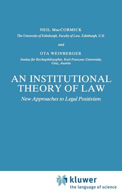 An Institutional Theory of Law
