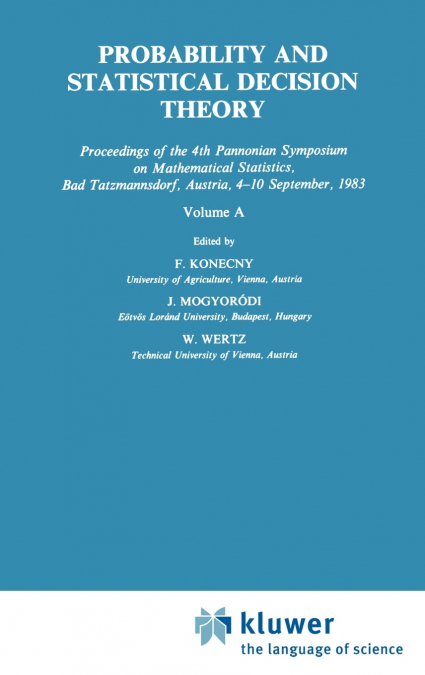 Probability and Statistical Decision Theory