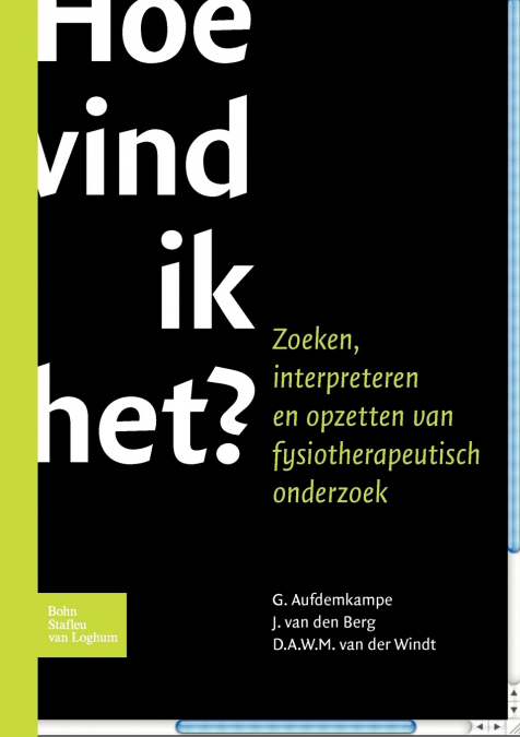 Hoe vind ik het?