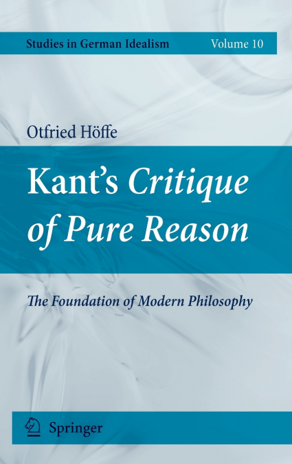 Kant’s Critique of Pure Reason